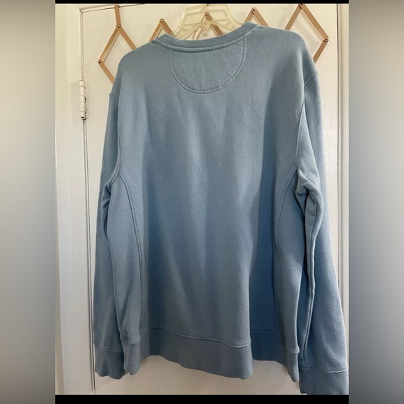 Life Is Good It's A Ruff Life Sweatshirt Blue Gray Men's Sweatshirt SZ L - Picture 2 of 5